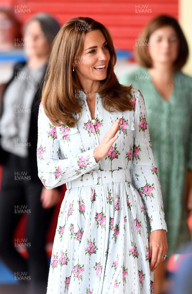 050820 -  The Duchess of Cambridge, HRH Kate Middleton during a visit to Barry Island, South Wales