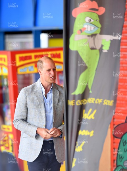 050820 -  The Duke of Cambridge, HRH Prince William during a visit to Barry Island, South Wales