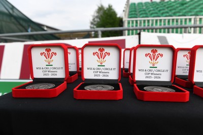 270426 - Dyffryn Taf v Bro Morgannwg - Road to Principality Finals - Boys U18s Cup - players medals