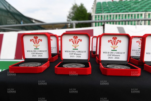 270426 - Dyffryn Taf v Bro Morgannwg - Road to Principality Finals - Boys U18s Cup - players medals