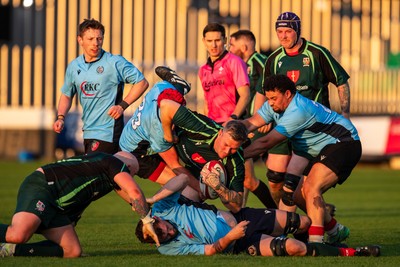 210525 - East District v Mid District - Inter District Cup Final - Dai Smith of Mid District is tackled 