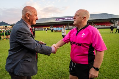 210525 - East District v Mid District - Inter District Cup Final - The officials receive their medals from Terry Cobner