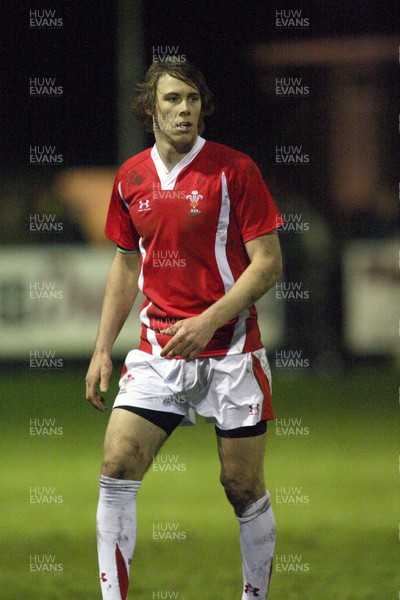 05.01.11.... Wales U20 East v Wales U20 West, Cross Keys -  West Wales' Liam Williams  