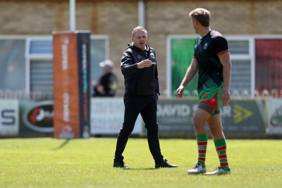 100525 - Ebbw Vale v Llandovery - Super Rygbi Cymru (SRC) Semi Final - Ebbw Vale Head Coach Jason Strange