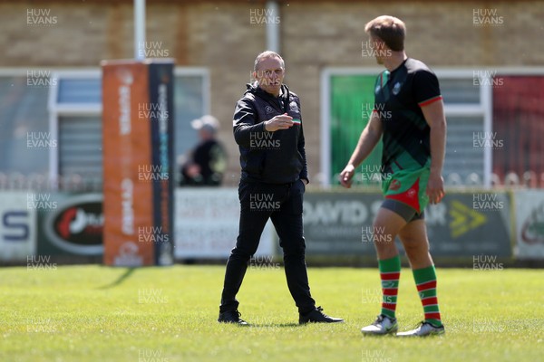 100525 - Ebbw Vale v Llandovery - Super Rygbi Cymru (SRC) Semi Final - Ebbw Vale Head Coach Jason Strange