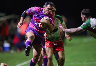 161025 - Ebbw Vale v Llandovery, Super Rugbi Cymru - Dom Franchi of Ebbw Vale