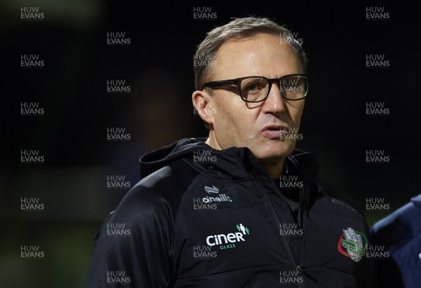 161025 - Ebbw Vale v Llandovery, Super Rugbi Cymru - Ebbw Vale head coach Jason Strange