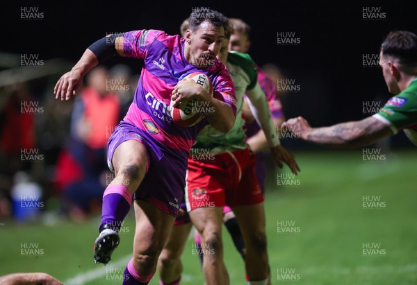 161025 - Ebbw Vale v Llandovery, Super Rugbi Cymru - Dom Franchi of Ebbw Vale