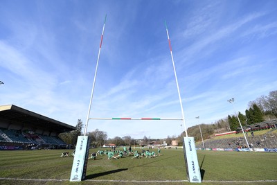 010325 - Ebbw Vale v Newport - Super Rygbi Cymru - A general view of the CINNER GLASS Community Stadium