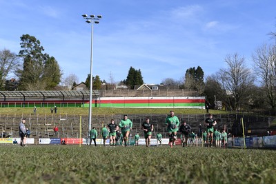 010325 - Ebbw Vale v Newport - Super Rygbi Cymru - A general view of the CINNER GLASS Community Stadium