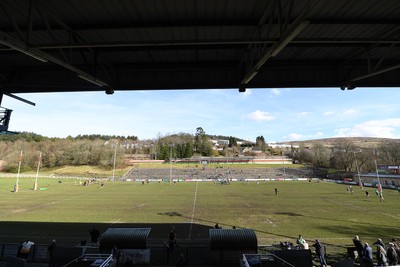 010325 - Ebbw Vale v Newport - Super Rygbi Cymru - A general view of the CINNER GLASS Community Stadium