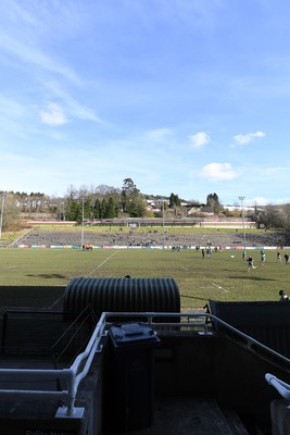 010325 - Ebbw Vale v Newport - Super Rygbi Cymru - A general view of the CINNER GLASS Community Stadium