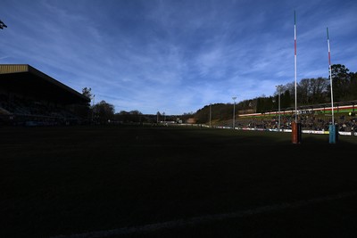 010325 - Ebbw Vale v Newport - Super Rygbi Cymru - A general view of the CINNER GLASS Community Stadium