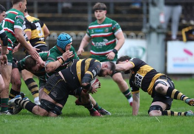 030526 - Ebbw Vale v Newport RFC, Super Rugbi Cymru Play Off Semi-Final - Josh Skinner of Newport powers over to score try
