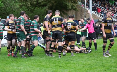 030526 - Ebbw Vale v Newport RFC, Super Rugbi Cymru Play Off Semi-Final - Ebbw Vale power over to score try at the start of the second half