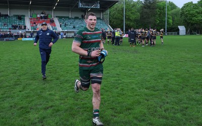 030526 - Ebbw Vale v Newport RFC, Super Rugbi Cymru Play Off Semi-Final - Sion Parry of Ebbw Vale at the end of the match