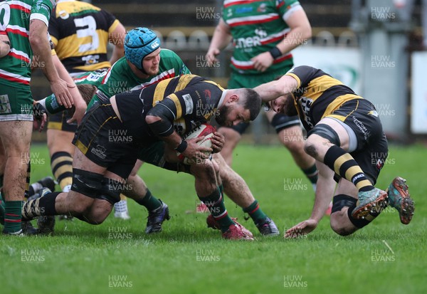 030526 - Ebbw Vale v Newport RFC, Super Rugbi Cymru Play Off Semi-Final - Josh Skinner of Newport powers over to score try