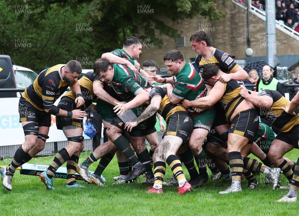 030526 - Ebbw Vale v Newport RFC, Super Rugbi Cymru Play Off Semi-Final - Ebbw Vale power over to score try at the start of the second half
