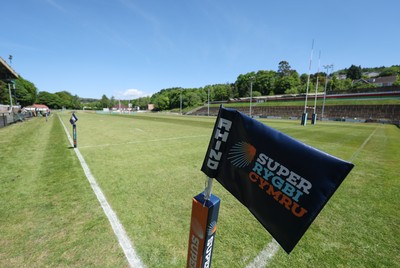 180525 - Ebbw Vale  v Newport RFC, Super Rygbi Cymru Grand Final - A general view of thew Ciner Glass Community Stadium, Ebbw Vale, ahead of the Super Rygbi Cymru Grand Final