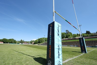 180525 - Ebbw Vale  v Newport RFC, Super Rygbi Cymru Grand Final - A general view of thew Ciner Glass Community Stadium, Ebbw Vale, ahead of the Super Rygbi Cymru Grand Final