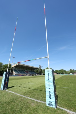 180525 - Ebbw Vale  v Newport RFC, Super Rygbi Cymru Grand Final - A general view of thew Ciner Glass Community Stadium, Ebbw Vale, ahead of the Super Rygbi Cymru Grand Final
