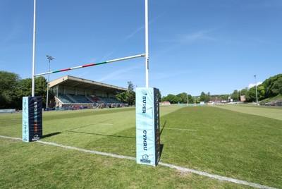 180525 - Ebbw Vale  v Newport RFC, Super Rygbi Cymru Grand Final - A general view of thew Ciner Glass Community Stadium, Ebbw Vale, ahead of the Super Rygbi Cymru Grand Final