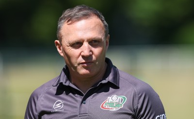 180525 - Ebbw Vale  v Newport RFC, Super Rygbi Cymru Grand Final - Ebbw Vale head coach Jason Strange