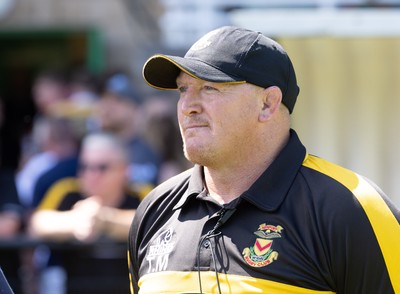 180525 - Ebbw Vale  v Newport RFC, Super Rygbi Cymru Grand Final - Newport RFC head coach Ty Morris