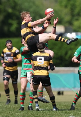 180525 - Ebbw Vale  v Newport RFC, Super Rygbi Cymru Grand Final - Iestyn Galton of Newport looks to win the ball