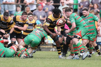 180525 - Ebbw Vale  v Newport RFC, Super Rygbi Cymru Grand Final - Max Williams of Newport charges forward