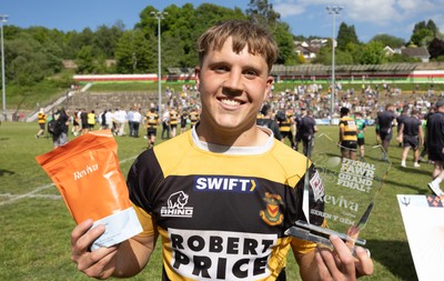 180525 - Ebbw Vale  v Newport RFC, Super Rygbi Cymru Grand Final - Reviva Player of the Match Jac Lloyd of Newport