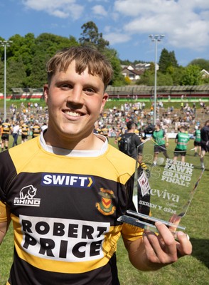 180525 - Ebbw Vale  v Newport RFC, Super Rygbi Cymru Grand Final - Reviva Player of the Match Jac Lloyd of Newport