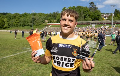 180525 - Ebbw Vale  v Newport RFC, Super Rygbi Cymru Grand Final - Reviva Player of the Match Jac Lloyd of Newport