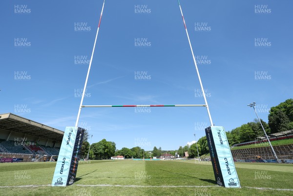 180525 - Ebbw Vale  v Newport RFC, Super Rygbi Cymru Grand Final - A general view of thew Ciner Glass Community Stadium, Ebbw Vale, ahead of the Super Rygbi Cymru Grand Final