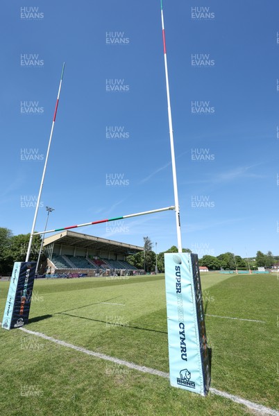 180525 - Ebbw Vale  v Newport RFC, Super Rygbi Cymru Grand Final - A general view of thew Ciner Glass Community Stadium, Ebbw Vale, ahead of the Super Rygbi Cymru Grand Final