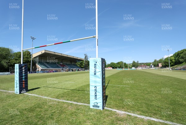 180525 - Ebbw Vale  v Newport RFC, Super Rygbi Cymru Grand Final - A general view of thew Ciner Glass Community Stadium, Ebbw Vale, ahead of the Super Rygbi Cymru Grand Final