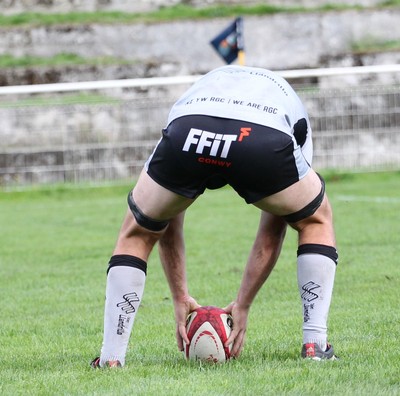 260926 - Ebbw Vale v RGC - Super Rygbi Cymru (SRC) - Sam Williams of RGC gets the try