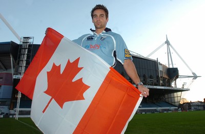 09.11.06 - Ed Fairhurst - Ed Fairhurst looks forward to the short trip next door when he plays for Canada against Wales at the Millennium Stadium next week 