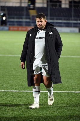 291125 - Edinburgh Rugby v Ospreys - United Rugby Championship - Tom Botha of Ospreys leaves the field dejected at the end of the match following a narrow 19-17 defeat