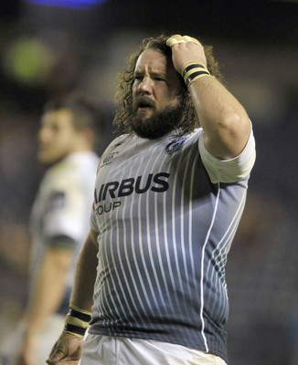 231114 - Edinburgh v Cardiff Blues - Guinness PRO12Cardiff captain Adam Jones(c) Huw Evans Picture Agency