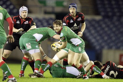 26.03.10 Edinburgh v Scarlets... Scarlets Martin Roberts releases. 