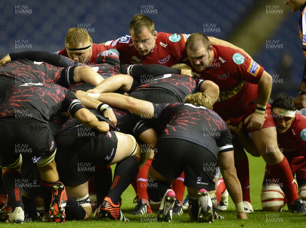 RaboDirect PRO12, Murrayfield Stadium, Edinburgh 26/10/2012Edinburgh vs ScarletsA scrumMandatory Credit 