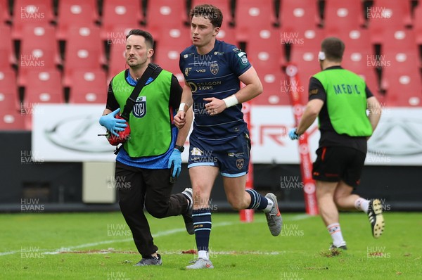 280326 - Fidelity SecureDrive Lions v Dragons RFC, United Rugby Championship - Niall Armstrong of Dragons RFC