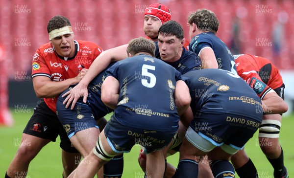 280326 - Fidelity SecureDrive Lions v Dragons RFC, United Rugby Championship - Seb Davies of Dragons RFC 