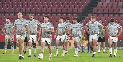 170525 - Emirates Lions v Ospreys - United Rugby Championship - Ospreys players