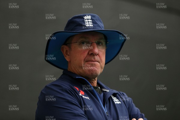 050617 - England Cricket Nets - Coach Trevor Bayliss during training