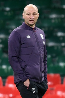 140325 - England Rugby Captains Run ahead of their final 6 Nations game against Wales Tomorrow - England Head Coach Steve Borthwick during training