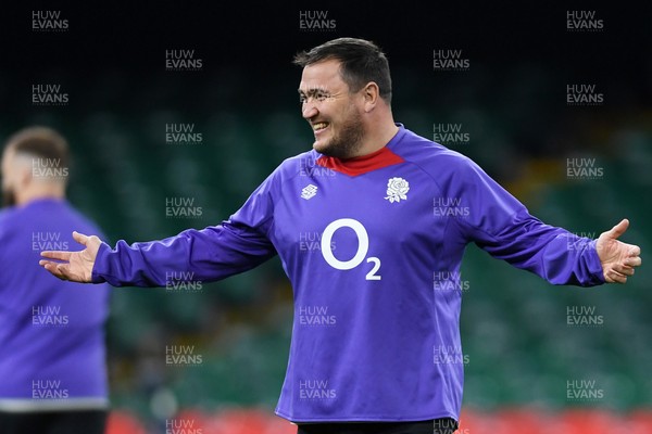 140325 - England Rugby Captains Run ahead of their final 6 Nations game against Wales Tomorrow - Jamie George of England During Training