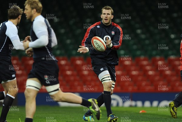 150313 - England Rugby Captains Run -Tom Croft during training