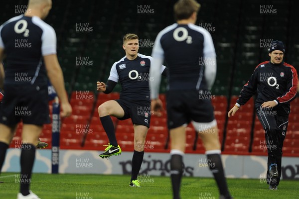 150313 - England Rugby Captains Run -Owen Farrell during training